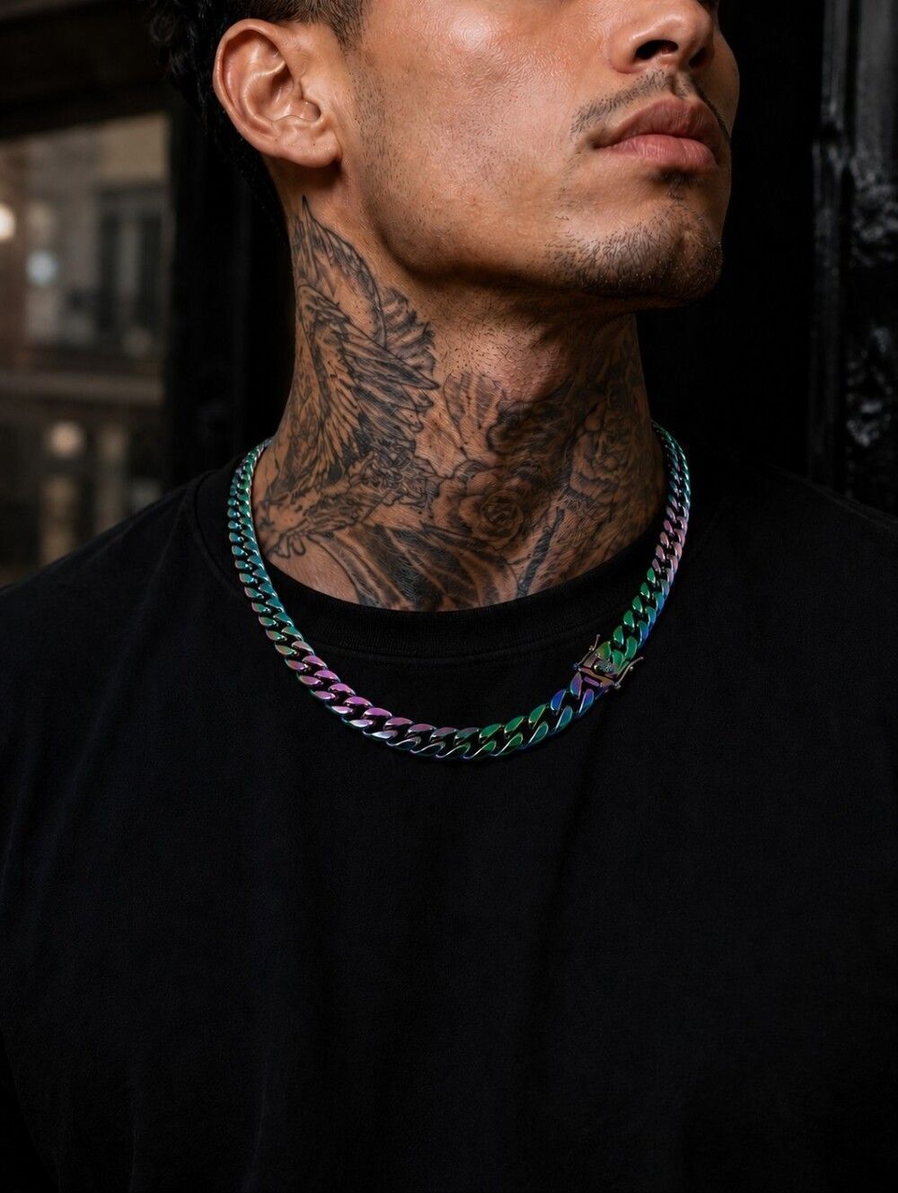 Chameleon Flip Flop Luxury Cuban Link Chain